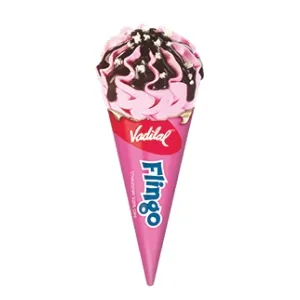 Strawberry Swirl Cake Flingo Cone